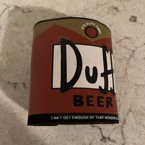 Simpsons Duff Beer Can Coozie Koozie
